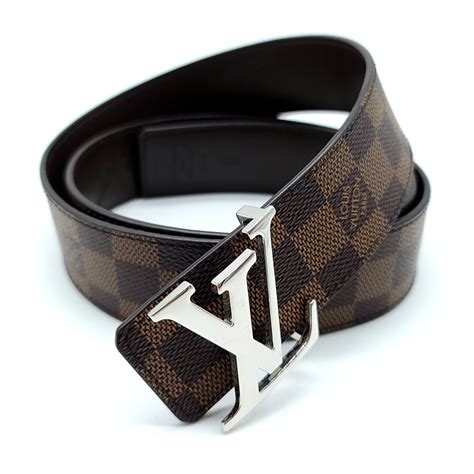 louis vuitton damier belt brown|louis vuitton reversible belt price.